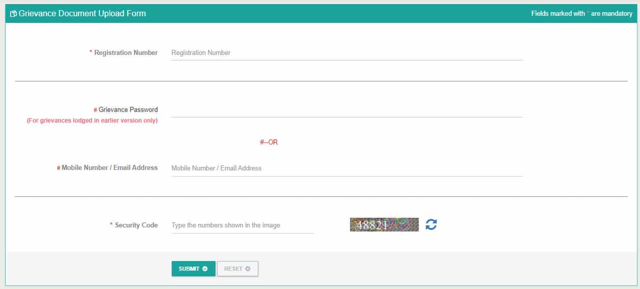 Epf Grievance Portal 2021 Epf Grievance Registration Epf Grievance